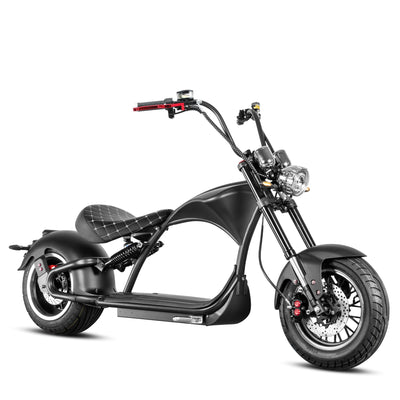 eAhora M1P 2000W Electric Motorcycle Harley Style Black
