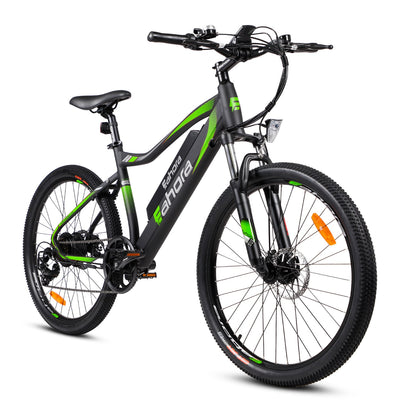 eAhora XC100 Entry Level Electric Bike Black-Green