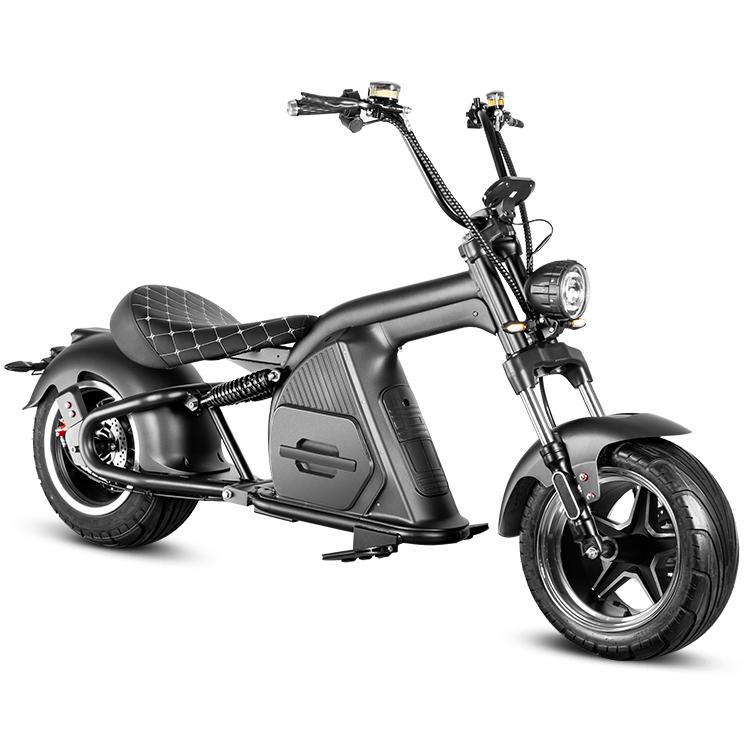 eAhora 2000W Electric Motorcycle M8 Black