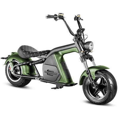 eAhora 2000W Electric Motorcycle M8 Green