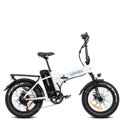 SAMEBIKE LOTDM200 1440Wh Two Batteries Folding Electric Bike White