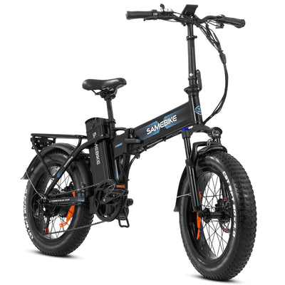 SAMEBIKE LOTDM200 1440Wh Two Batteries Folding Electric Bike Black