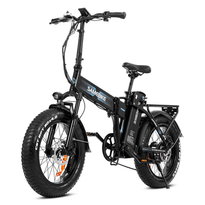 SAMEBIKE LOTDM200 1440Wh Two Batteries Folding Electric Bike Black