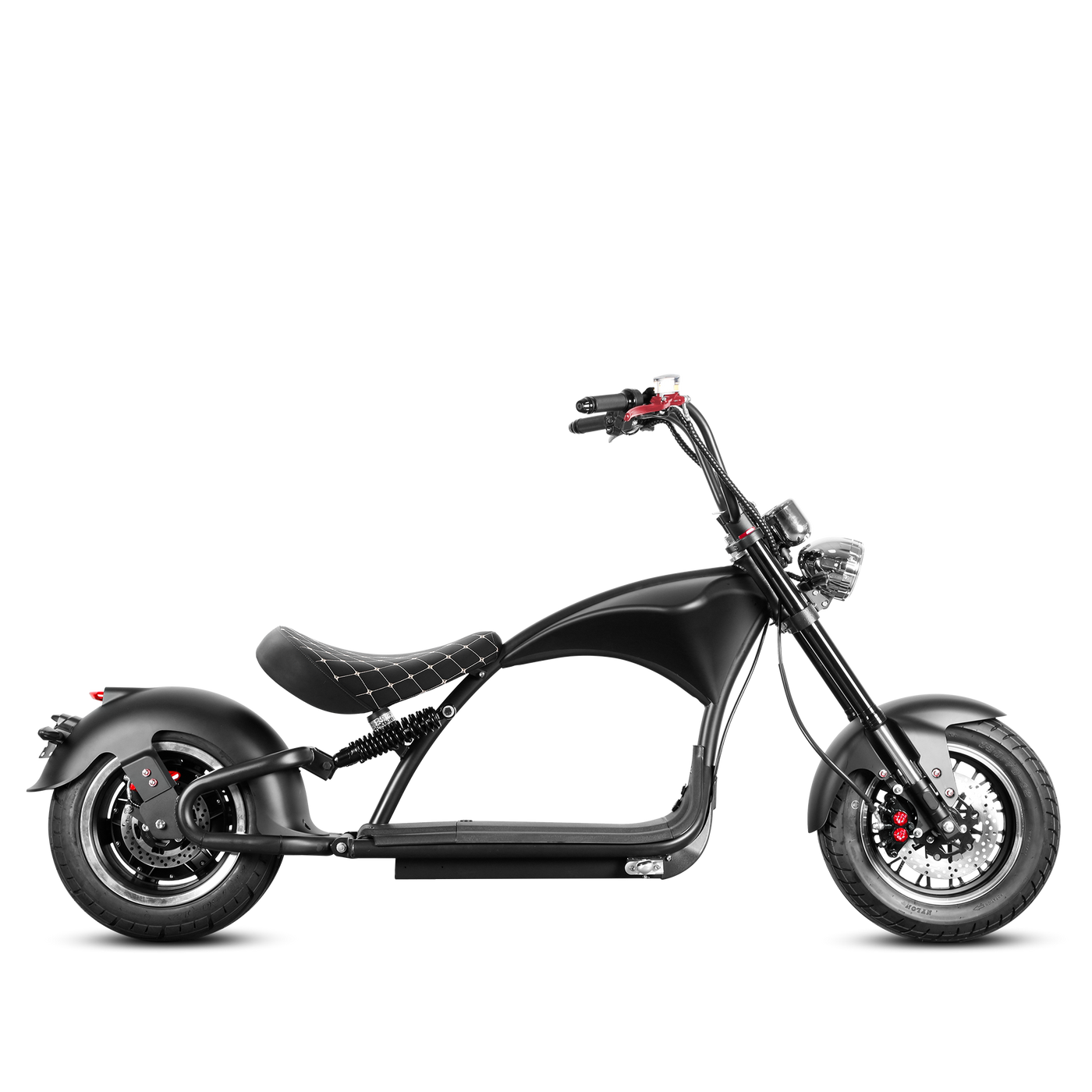 eAhora M1P 2000W Electric Motorcycle Harley Style Black
