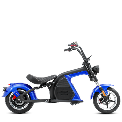 eAhora 2000W Electric Motorcycle M8 Blue