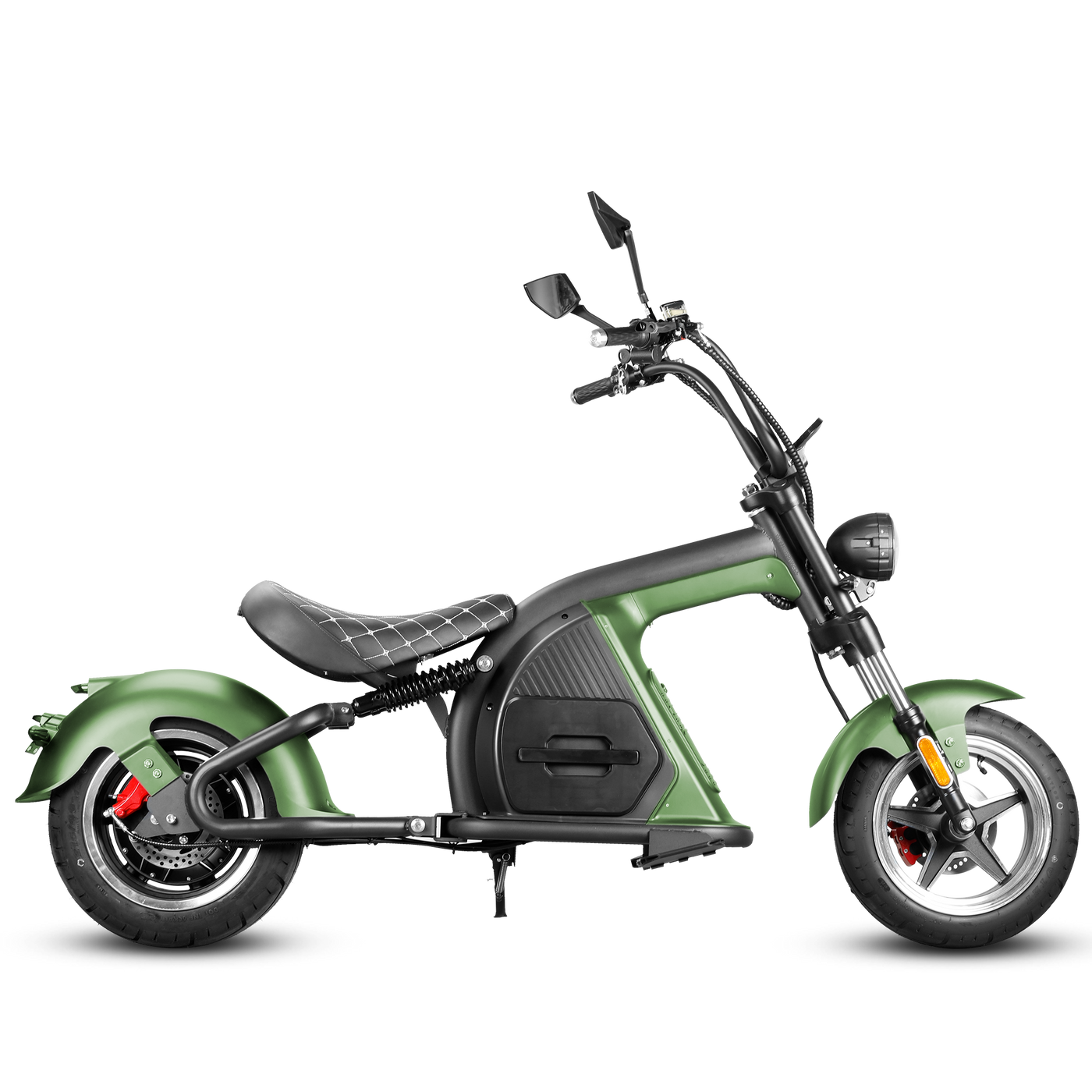 eAhora 2000W Electric Motorcycle M8 Green