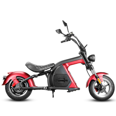 eAhora 2000W Electric Motorcycle M8 Red