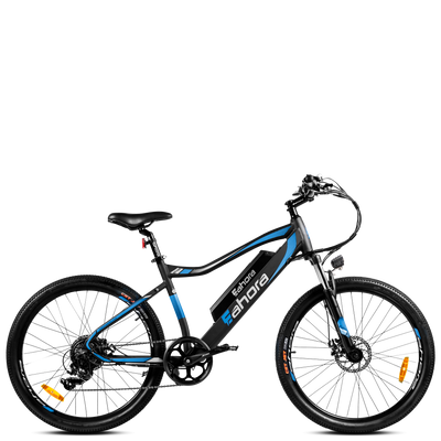 eAhora XC100 Entry Level Electric Bike Black-Blue