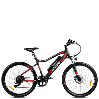 eAhora XC100 Entry Level Electric Bike Black-Red